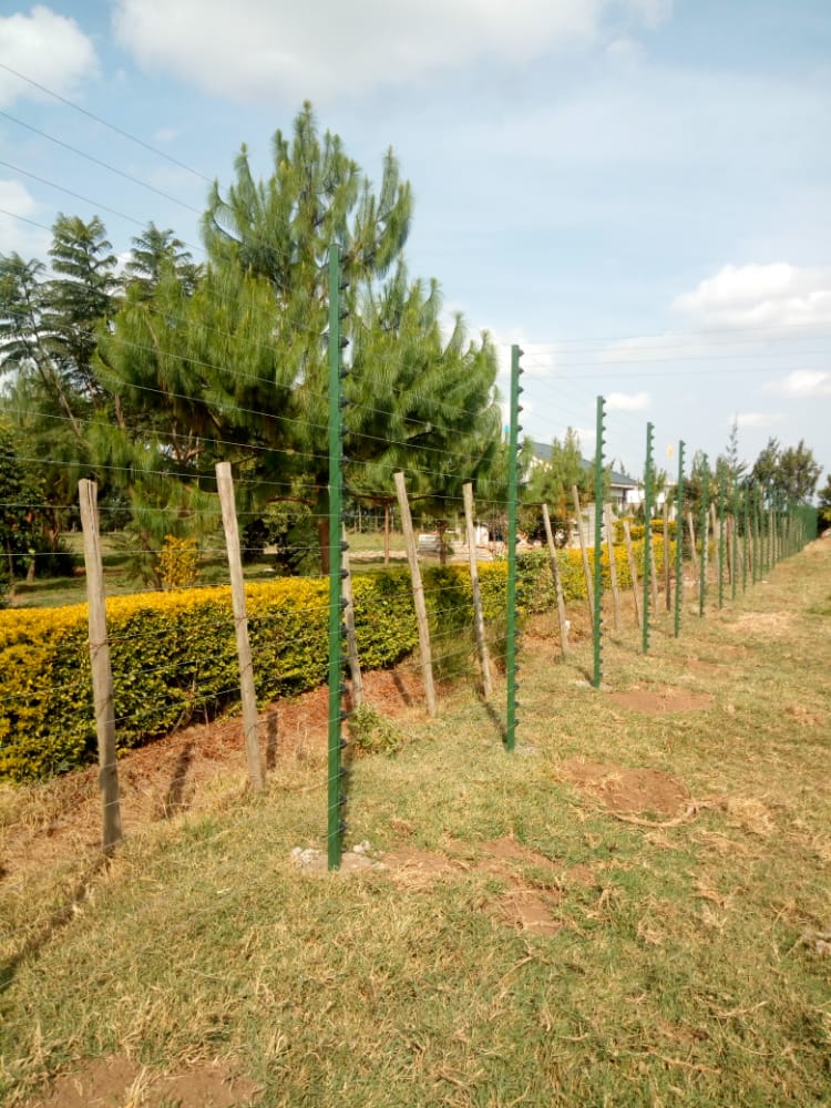 Free standing electric fence in Kenya