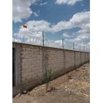 Top Wall Electric Fence with Razor Wire